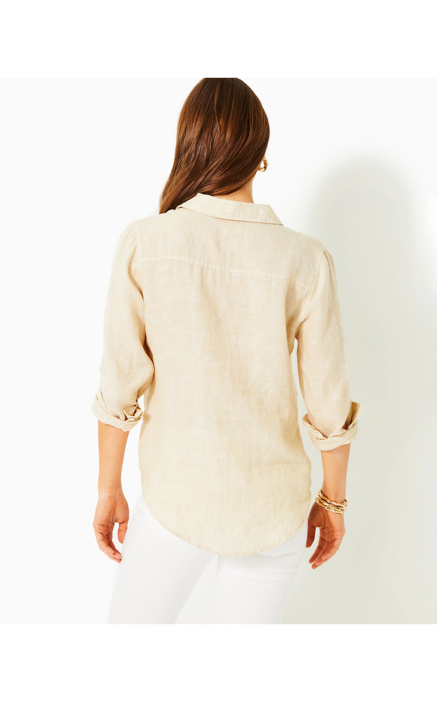 SEA VIEW BUTTON DOWN - SAND BAR X RESORT WHITE -