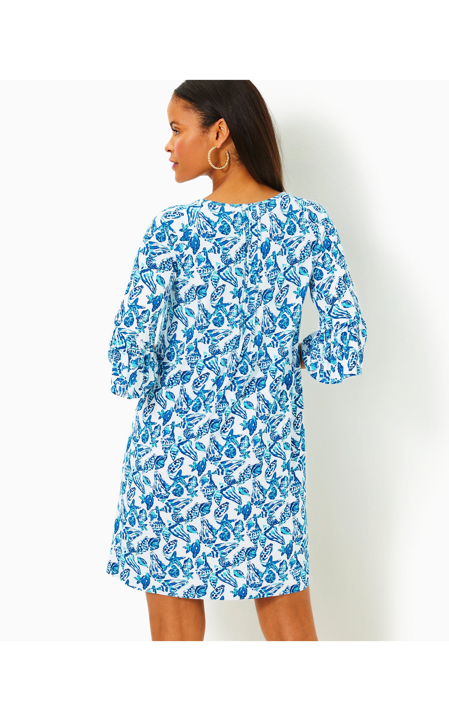 KRYSTA 3/4 SLEEVE DRESS