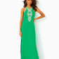 TAYLANE EMBROIDERED MAXI - BRAZILIAN GREEN -