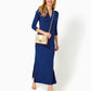 OLLIE 3/4 SLEEVE MAXI POLO DRESS