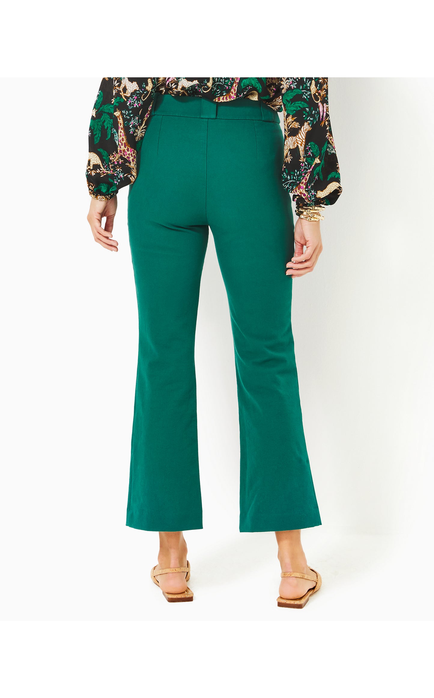 PARRISH BI-STRETCH CROP FLARE PANT