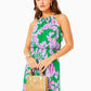 GRACELYN HALTER MIDI DRES - BRAZILIAN GREEN - SALTY SANDBAR OVERSIZED ENIGINEERED KNIT DRESS