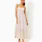 JAVANNE LINEN MAXI DRESS - LILAC OPAL - ISLAND SECRETS STRIPE