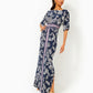 PARIGI BOAT NECK MAXI DRESS