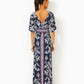 PARIGI BOAT NECK MAXI DRESS