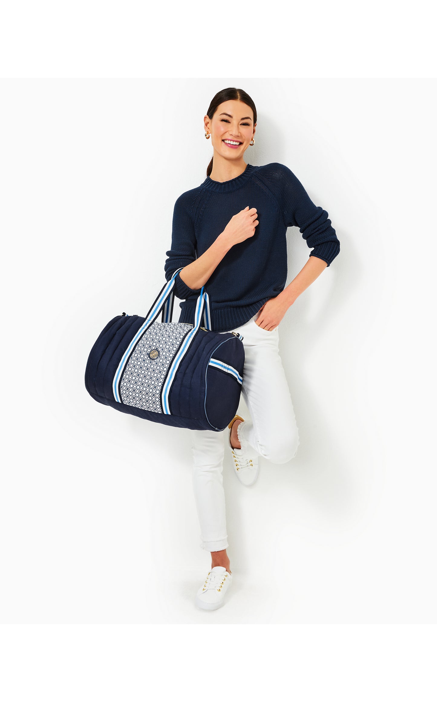 QUILTED PUFFER HALTON DUFFLE BAG