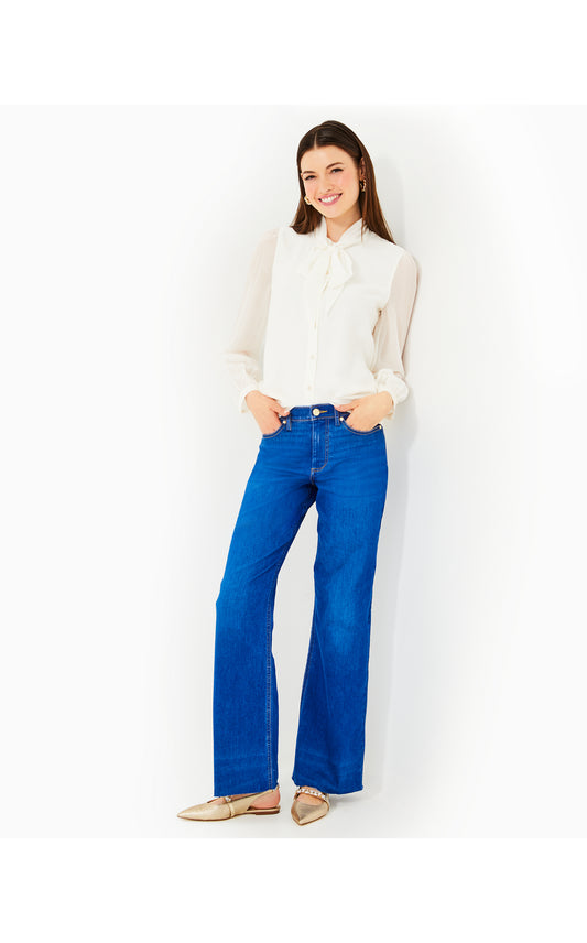 ANISTON HIGH RISE STRAIGHT CUT JEAN