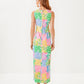 SARABETH STRETCH MAXI SHIFT DRESS