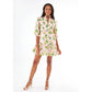 Emmerson Dress Pink Tropical Tulip Jacquard