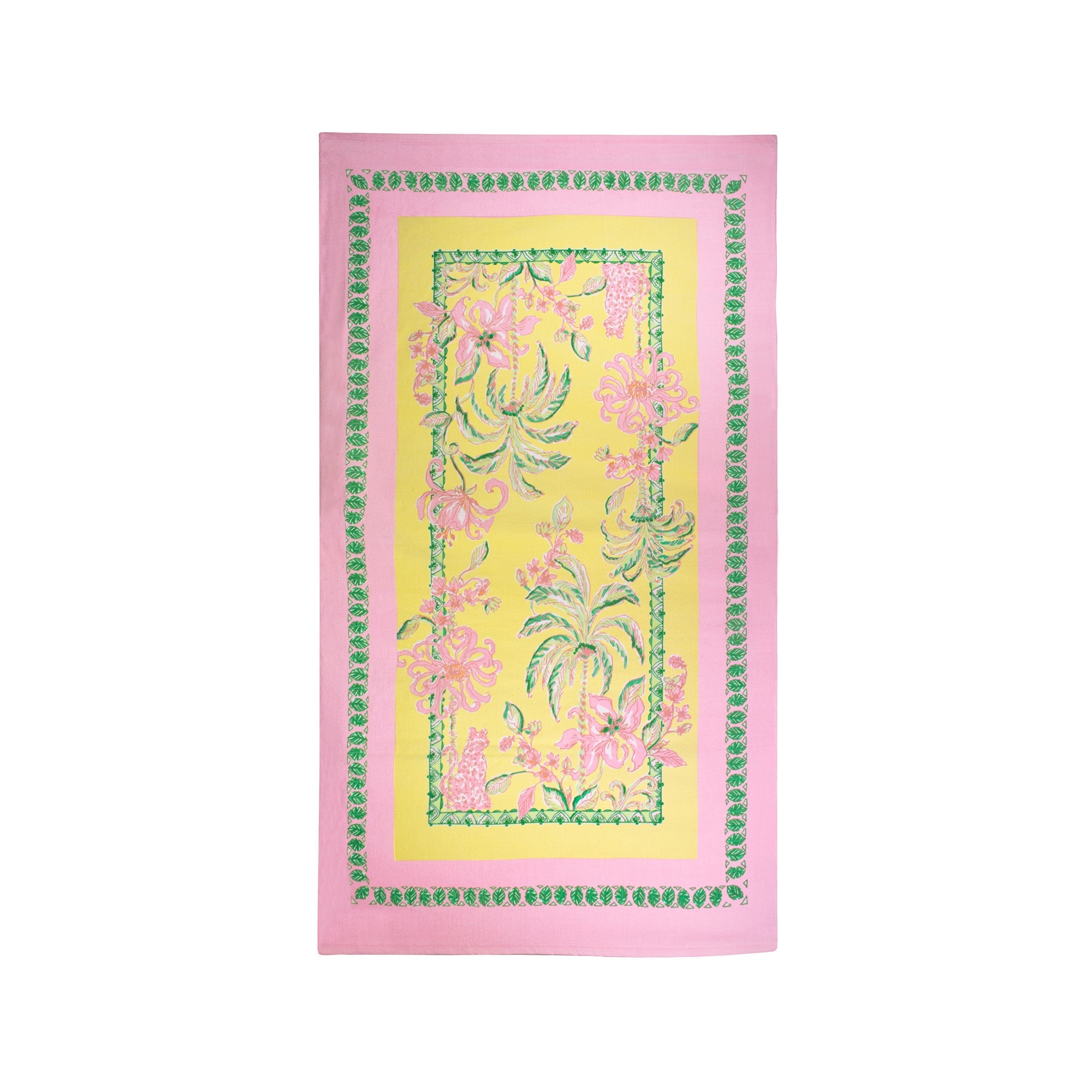 Beach Towel Tropical Oasis – Pink Sorbet | Lilly Pulitzer Store ...