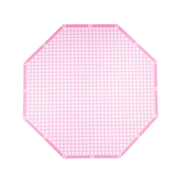 Reversible Placemats - Via Amore Spritzer/Conch Shell Pink Caning