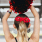 South Carolina Garnet Logo Bow Scrunchie