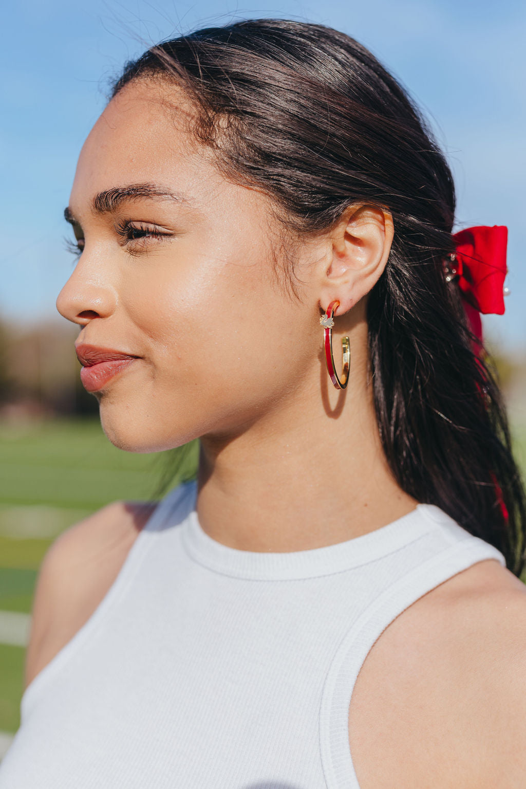 South Carolina Logo Hoop Earrings