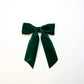 Bailee Bow Barrette Emerald