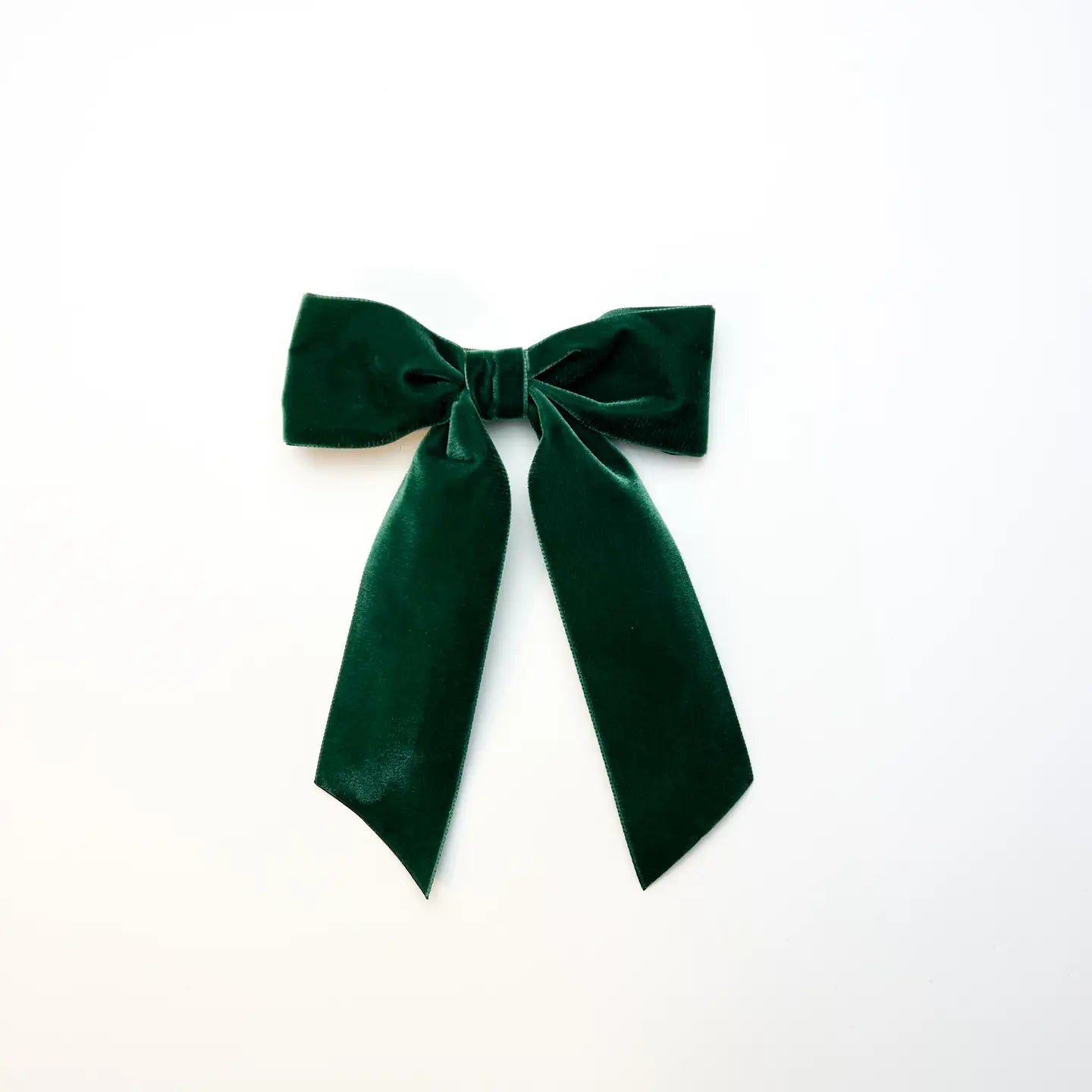 Bailee Bow Barrette Emerald