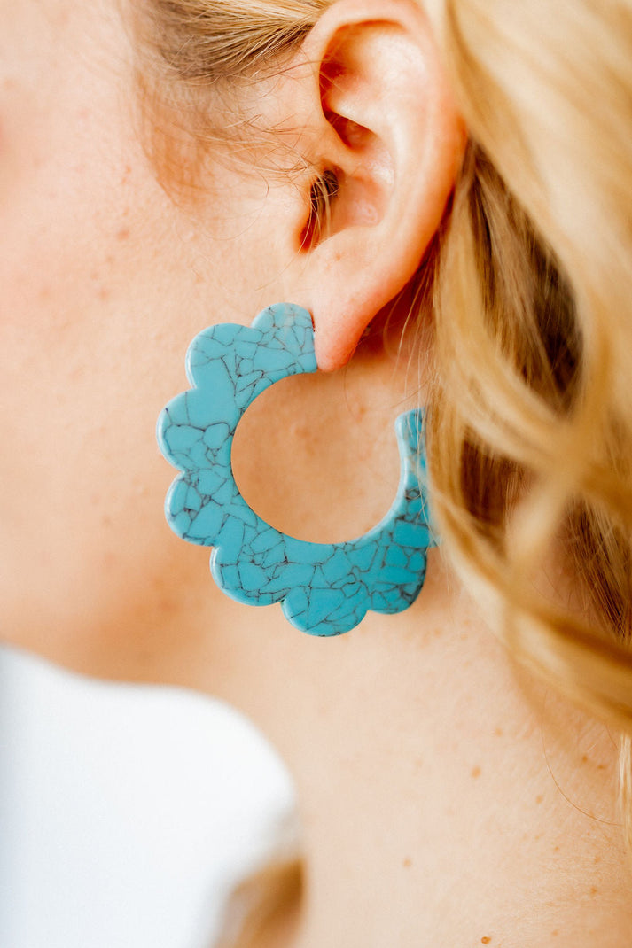 MARGO EARRINGS TURQUOISE