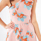 Caroline Dress Pink Plumeria Jacquard