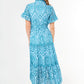 Sadie Maxi Dress Sky Blue Square Eyelet