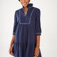 Emmerson Dress Navy Cotton