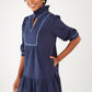 Emmerson Dress Navy Cotton