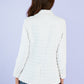 Calvin Blazer White Checkerboard Tweed