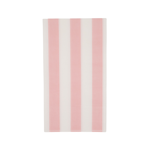 Petal Pink Cabana Stripe Guest Towels