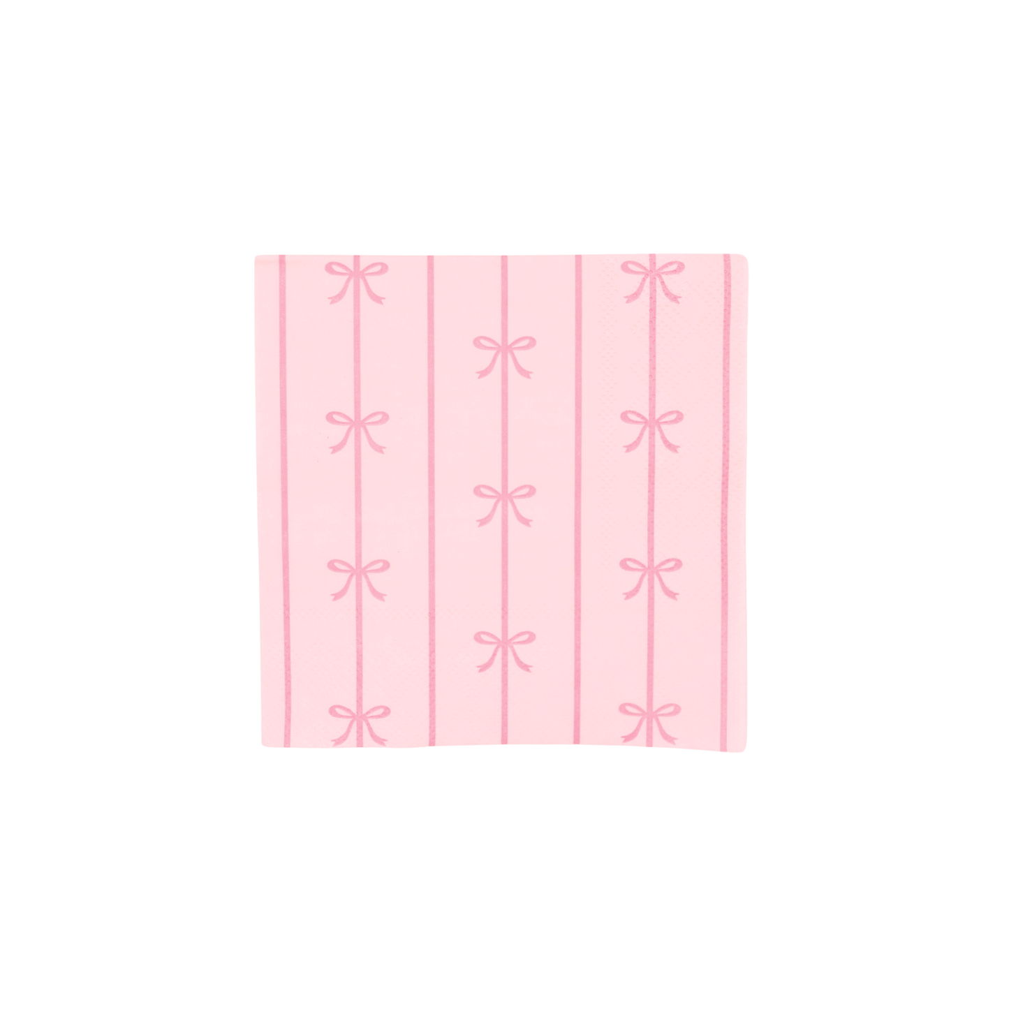 Petal Pink Signature Bow Small Napkins