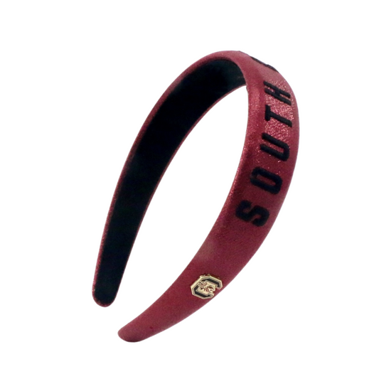 Garnet South Carolina Thin Embroidered Headband