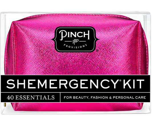 Metallic Shemergency Survival Kit Hot Pink