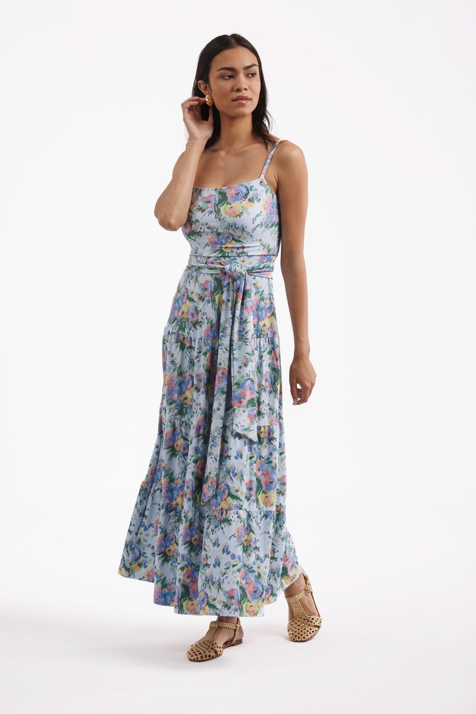 Primrose Dress - Coastal Ikat